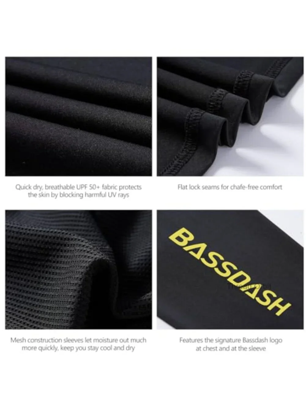 UPF 50+ Drawstring Fishing Hoodie UV Sun Protection Long Sleeve Quick-Dry